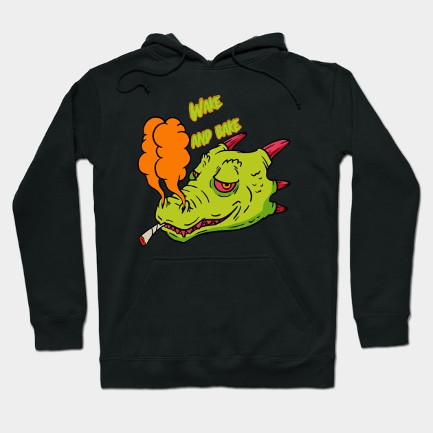 Wake And Bake Hoodie by FreedoomStudio